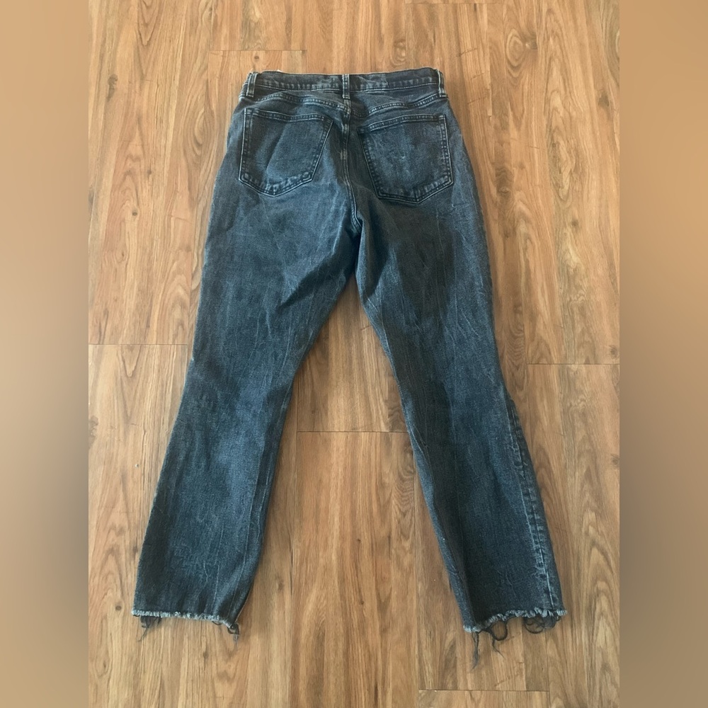 Abercrombie and Fitch Distressed Ultra High Rise Mom Jeans 29 (8R) - Picture 2 of 5